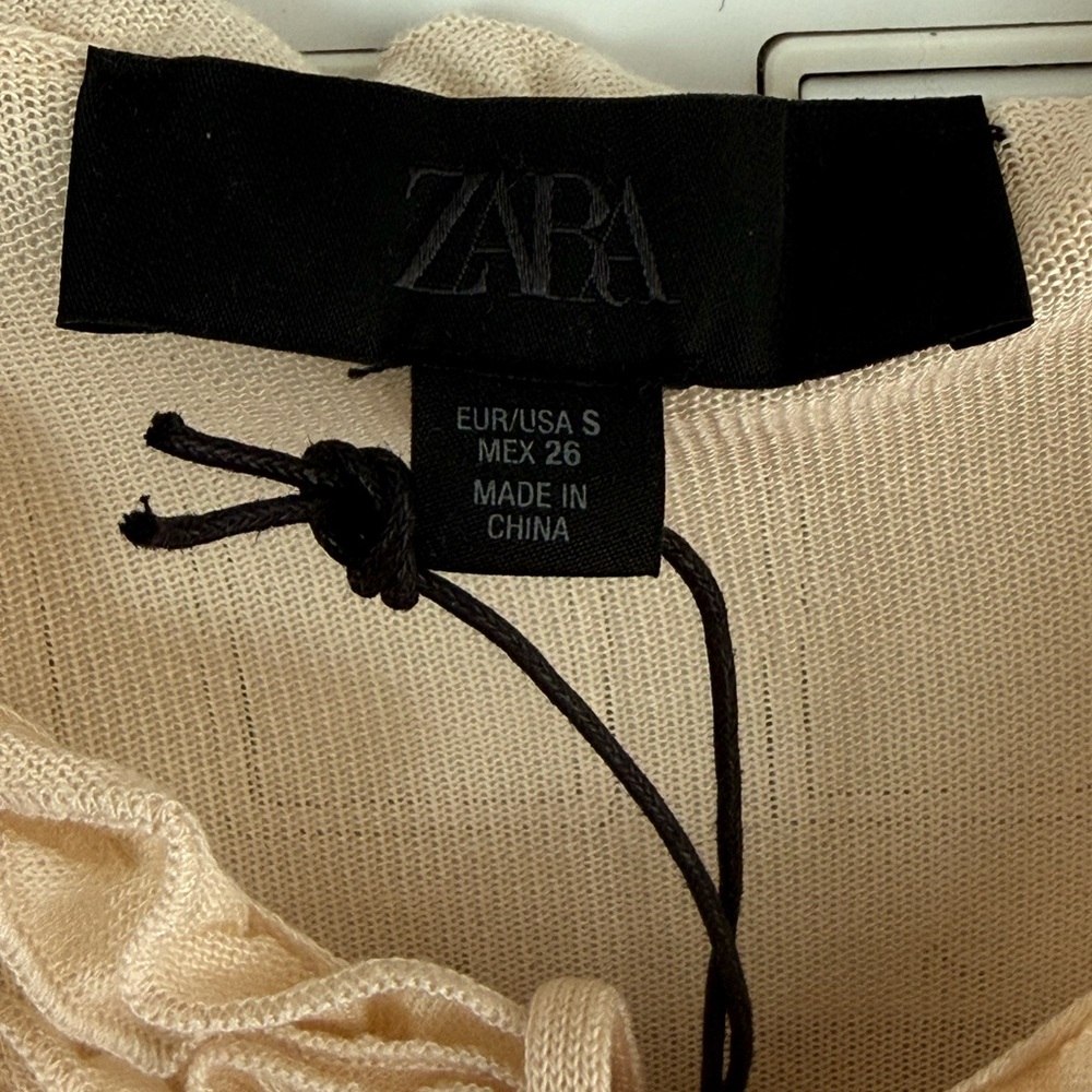 Zara Ruffled Knit Top - Picture 4 of 5